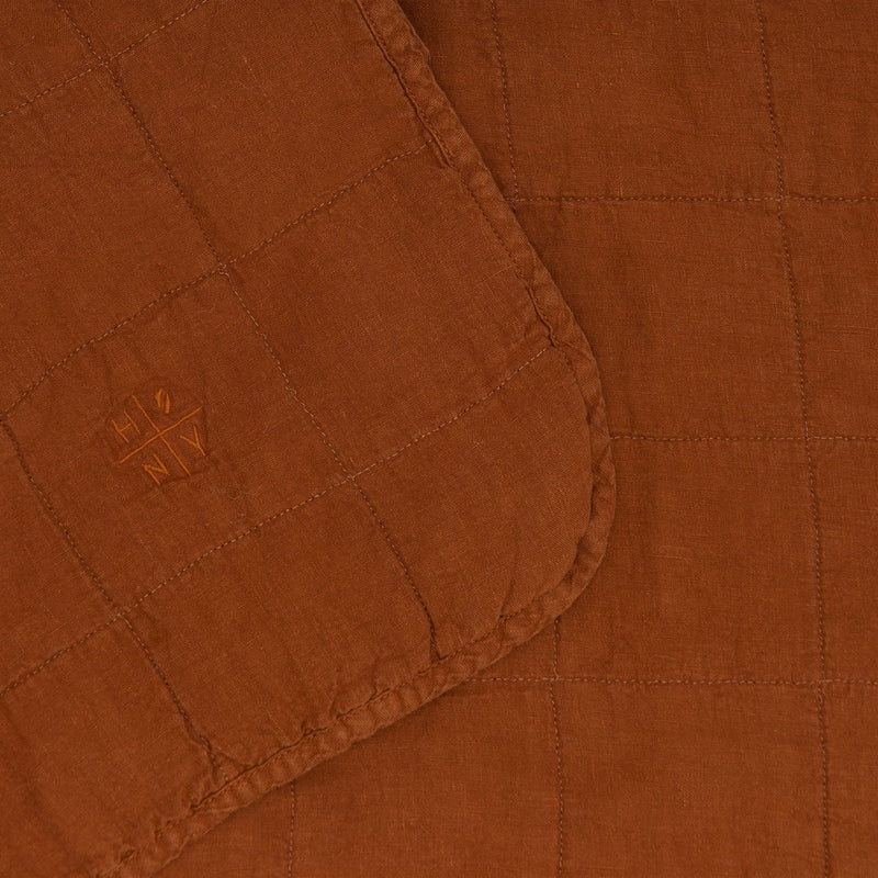 Simple Linen Quilt - Hawkins New York Bedding + Pillows - White - Queen - HORNE
