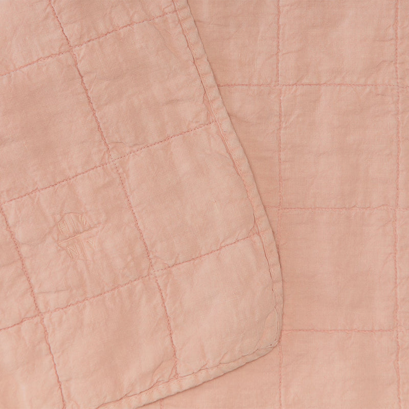 Simple Linen Quilt - Hawkins New York Bedding + Pillows - White - Queen - HORNE