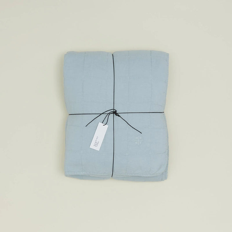 Simple Linen Quilt - Hawkins New York Bedding + Pillows - White - Queen - HORNE