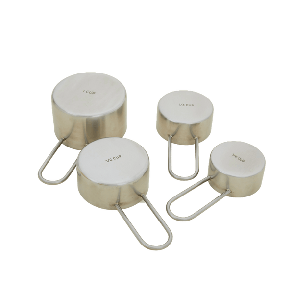 Simple Measuring Cups - Hawkins New York - Kitchen Tools - Silver - HORNE
