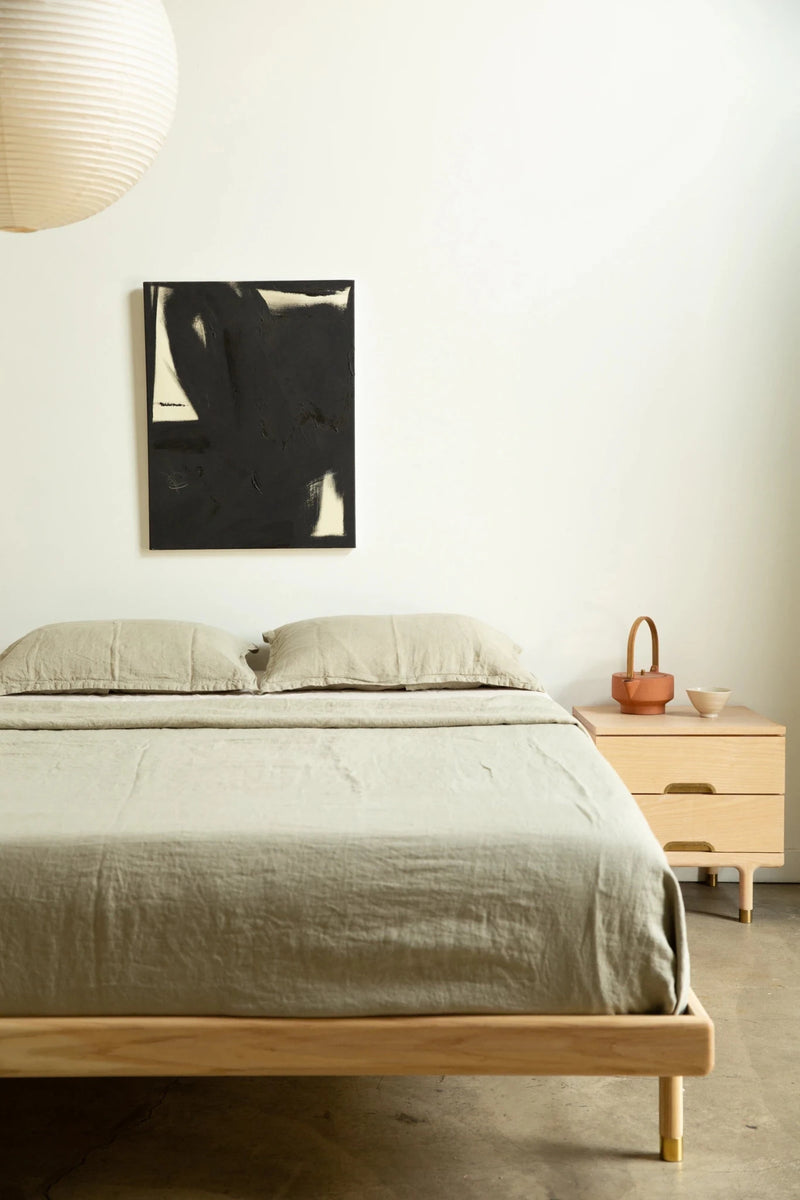 Simple Side Table - Ash - Kalon Studios Bedside Tables - HORNE