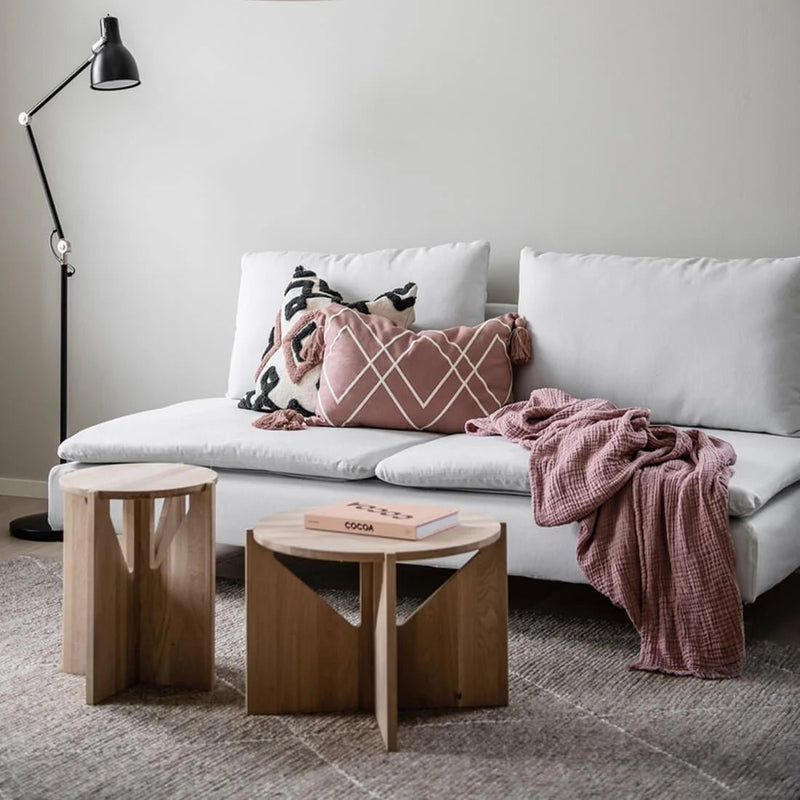 Simple Side Table - Kristina Dam Tables + Desks - Warm Lacquered Oak - HORNE