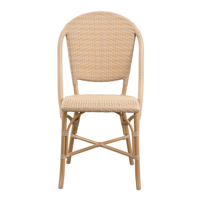 Sofie Outdoor Dining Side Chair - Sika Design - Outdoor Furniture - Black / White Dots - HORNE