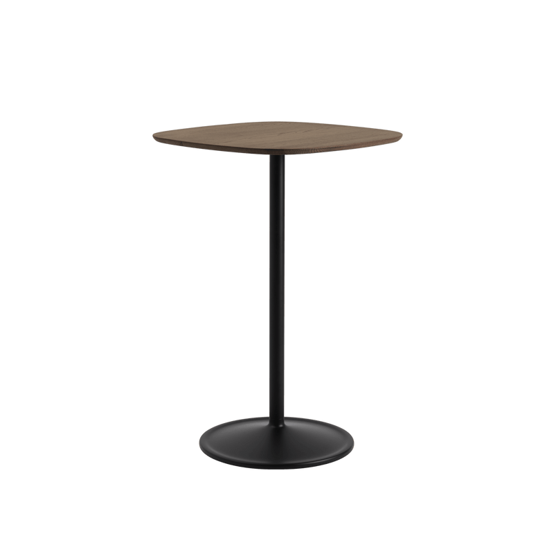 Soft Café Table - Square - Muuto Table + Task - Black Nanolaminate/Black - Low - HORNE