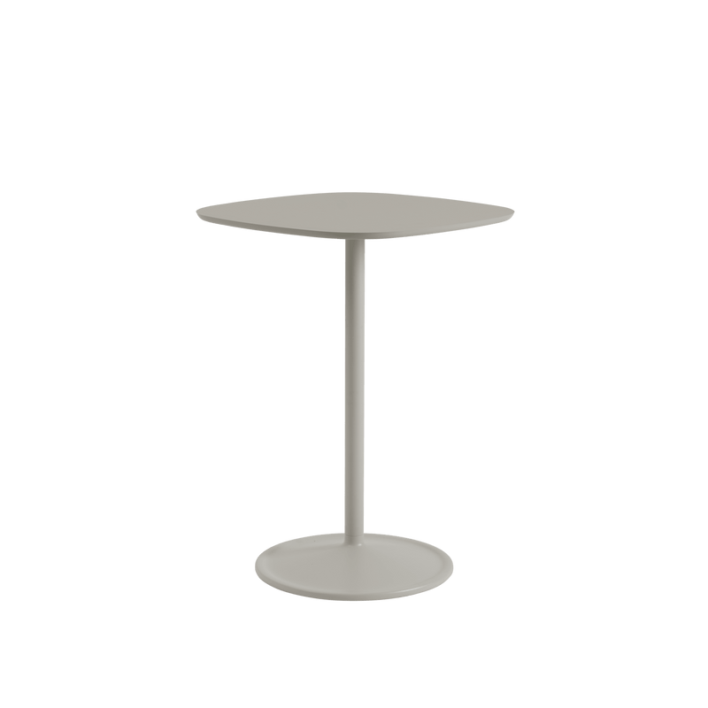 Soft Café Table - Square - Muuto Table + Task - Black Nanolaminate/Black - Low - HORNE