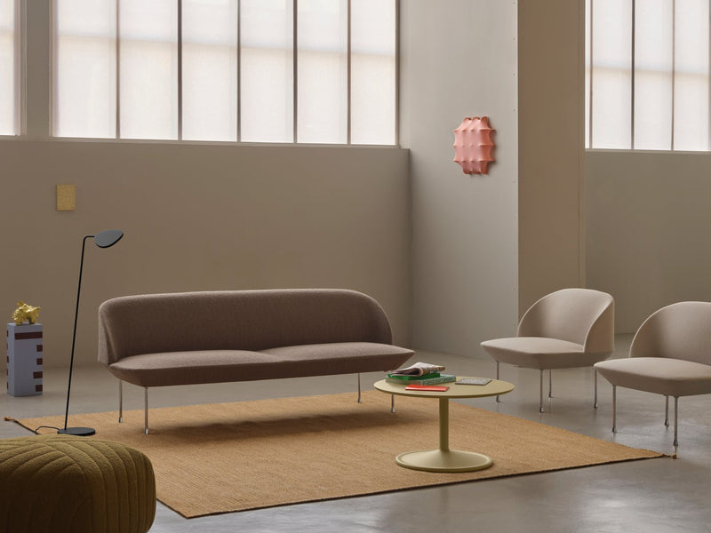 Soft Coffee Table - Round - Muuto Table + Task - Small - Black Nanolaminate/Black - HORNE