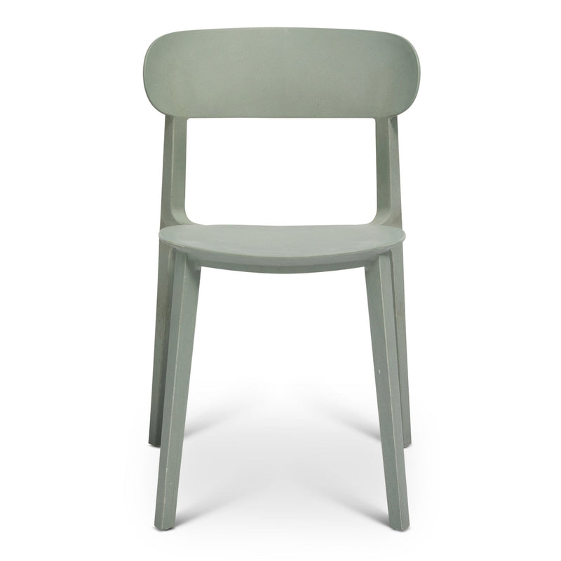 Spencer Eco - Friendly Outdoor Stacking Chair - Set of 4 - Urbia Chairs - Beige - HORNE