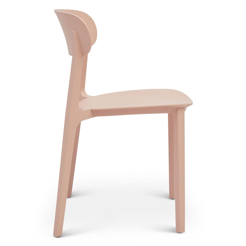Spencer Eco - Friendly Outdoor Stacking Chair - Set of 4 - Urbia Chairs - Beige - HORNE