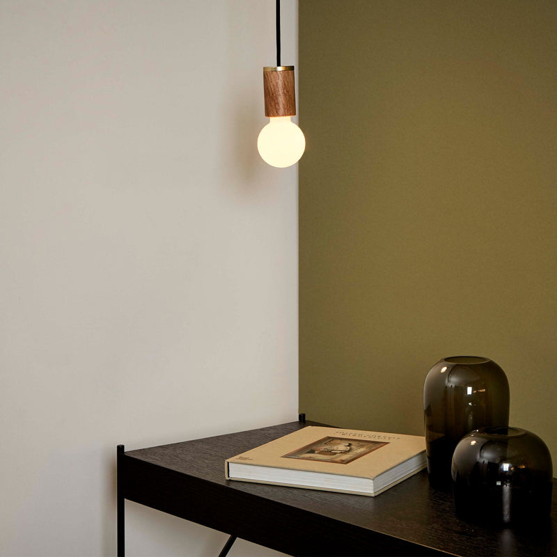 Sphere II Pendant Light - Tala Single Pendants - Walnut - HORNE