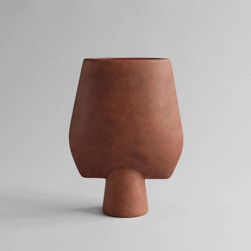 Sphere Vase Square - 101 Copenhagen Vases - Big - Dark Grey - HORNE