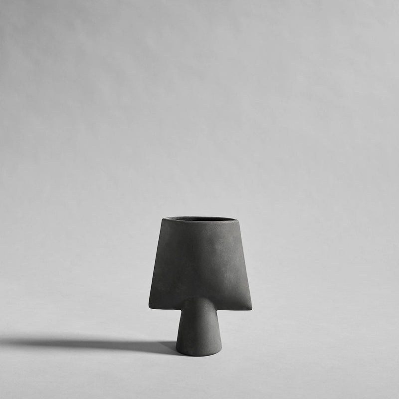 Sphere Vase Square - 101 Copenhagen Vases - Big - Dark Grey - HORNE