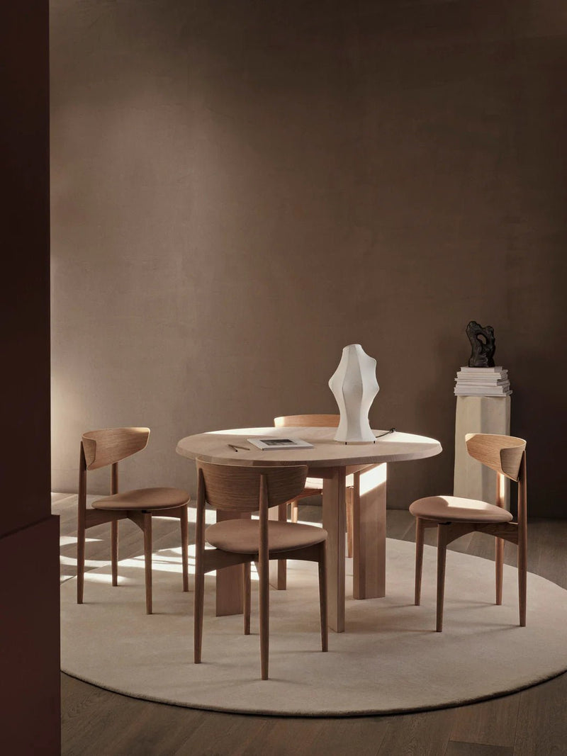 Stille Tufted Rug - Round - Ferm Living Rugs - Off - White - HORNE