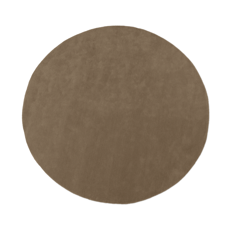 Stille Tufted Rug - Round - Ferm Living Rugs - Off - White - HORNE
