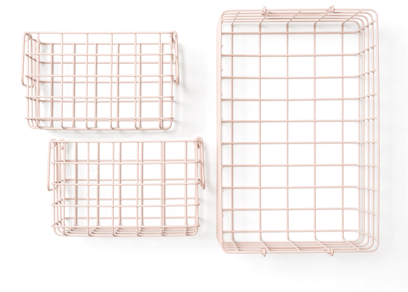 The Baskets - Mustard Made US Storage + Organization - Chalk - HORNE
