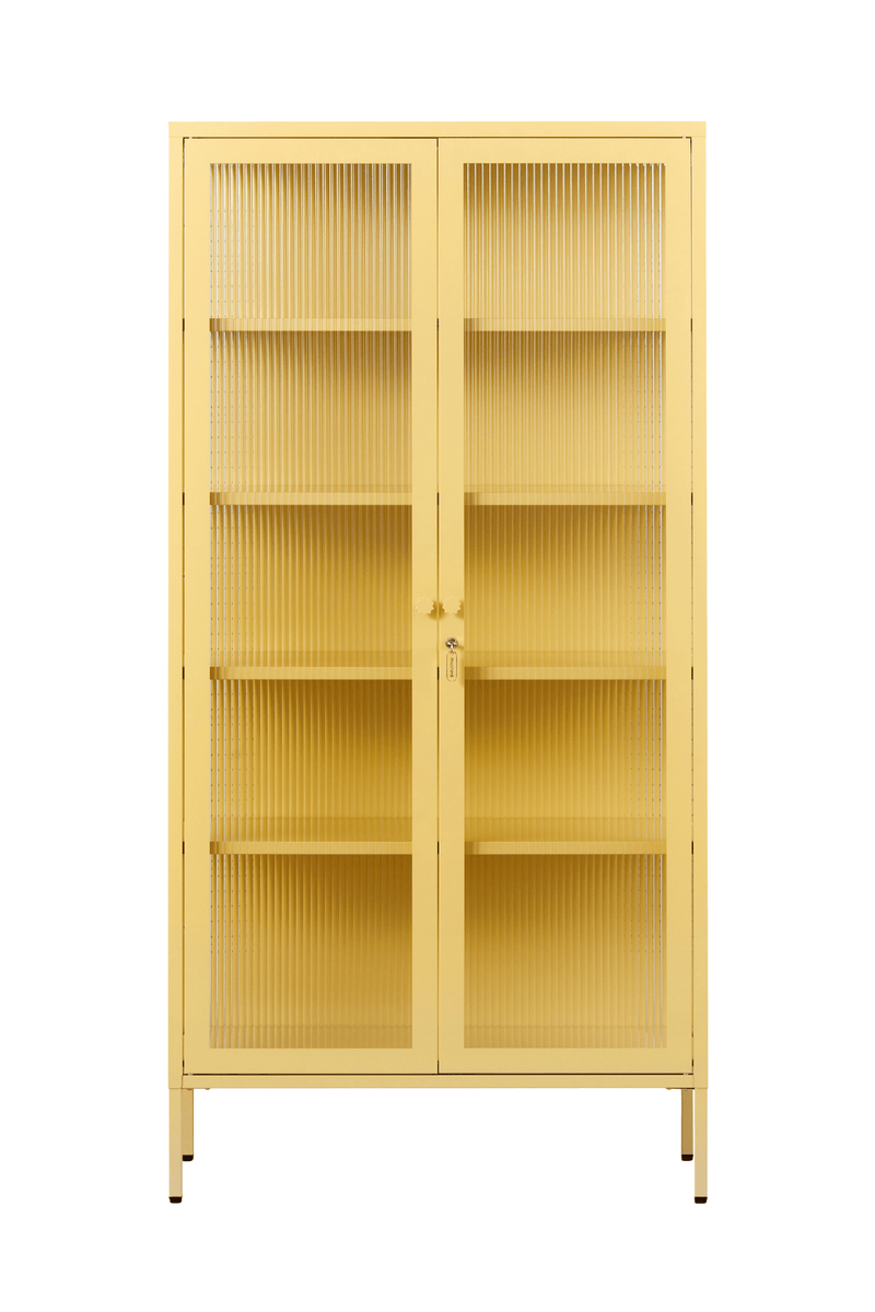 The Collector Cabinet - Mustard Made US Storage + Organization - Chalk - HORNE