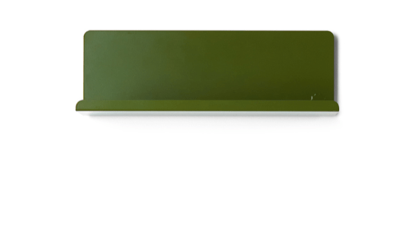 The Ledge Shelf - Mustard Made US Storage + Organization - Chalk - Small - HORNE