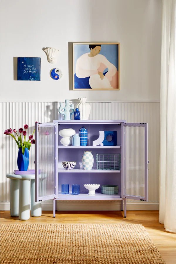 The Mixer Cabinet - Mustard Made US Storage + Organization - Chalk - HORNE