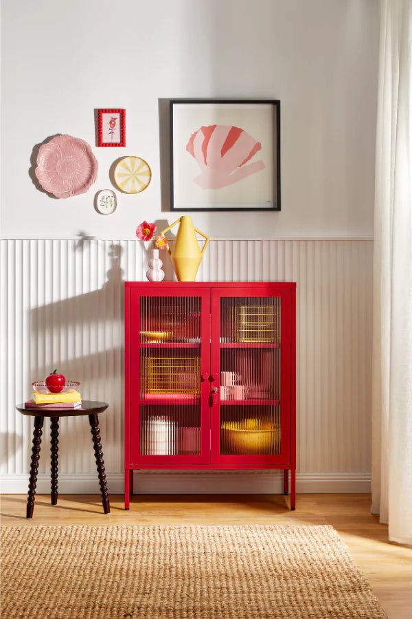 The Mixer Cabinet - Mustard Made US Storage + Organization - Chalk - HORNE