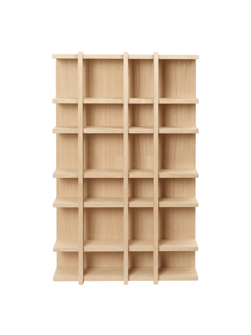 Tilem Shelf - 4x6 - Ferm Living Shelving - Dark Stained Oak - HORNE