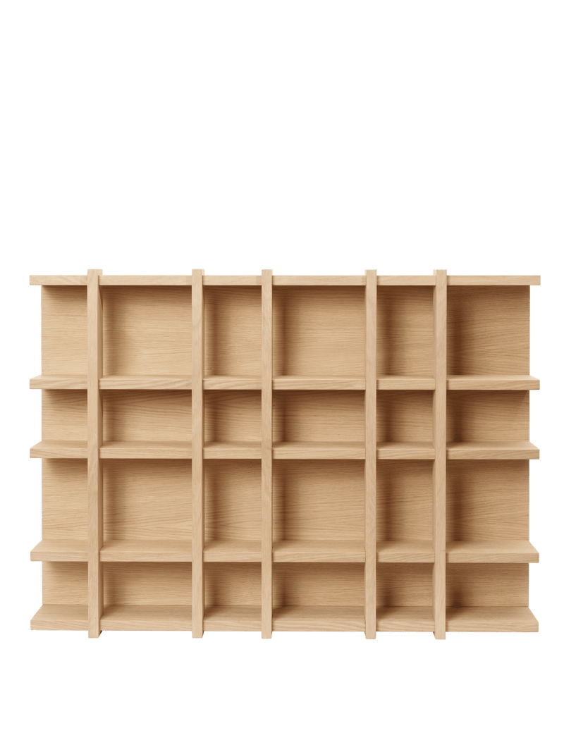 Tilem Shelf - 6x4 - Ferm Living Shelving - Dark Stained Oak - HORNE