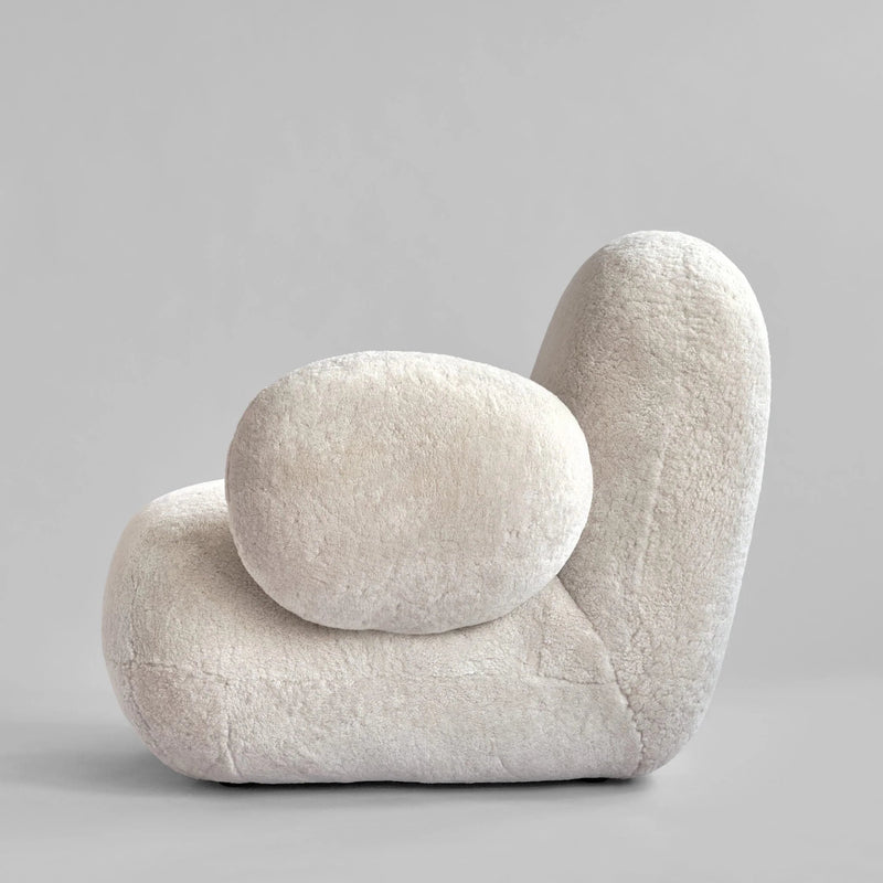 Toe Armchair - Flat - 101 Copenhagen Chairs - Off White (CPH 900) - HORNE