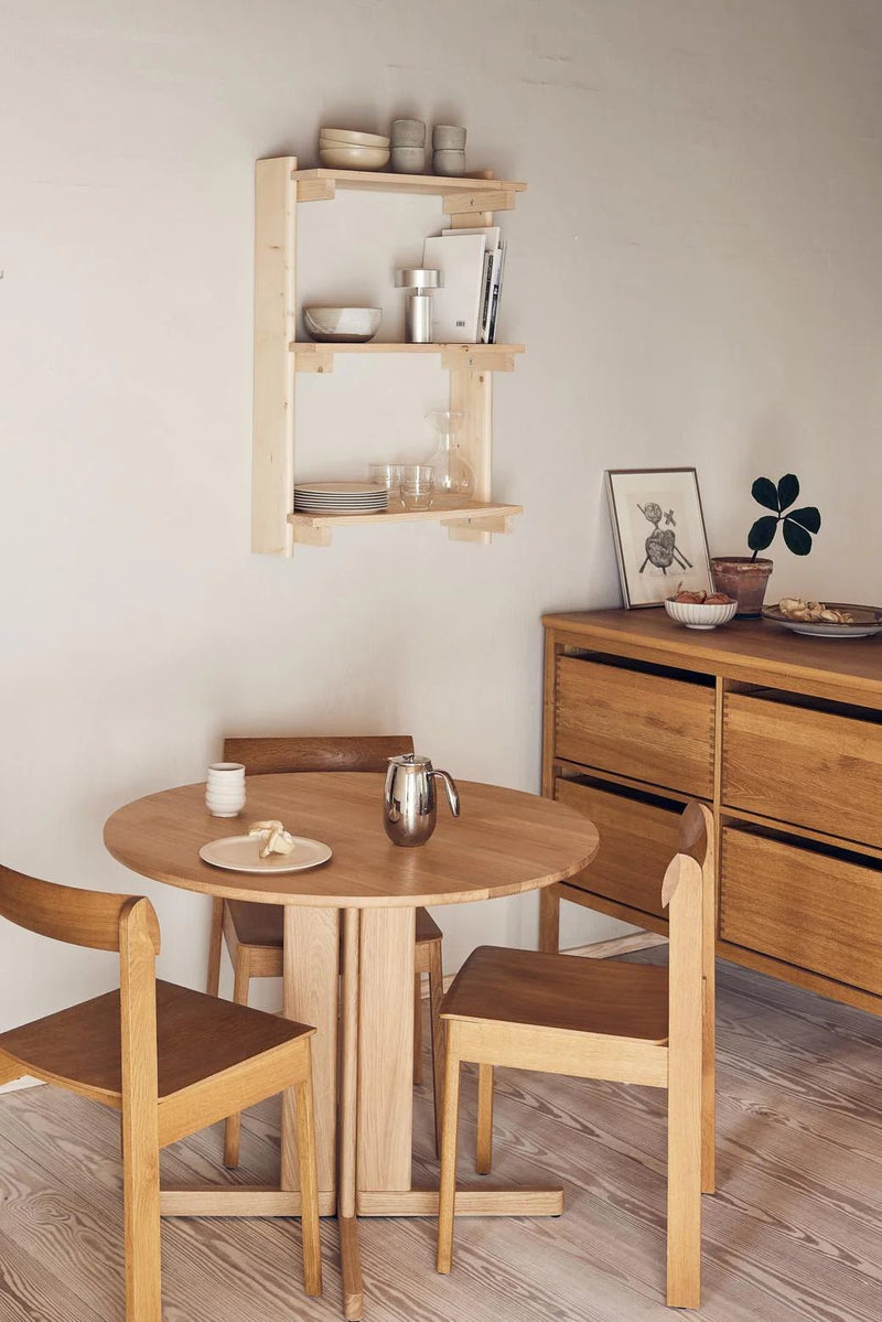 Trefoil Round Table - Form + Refine Tables + Desks - Oak - HORNE