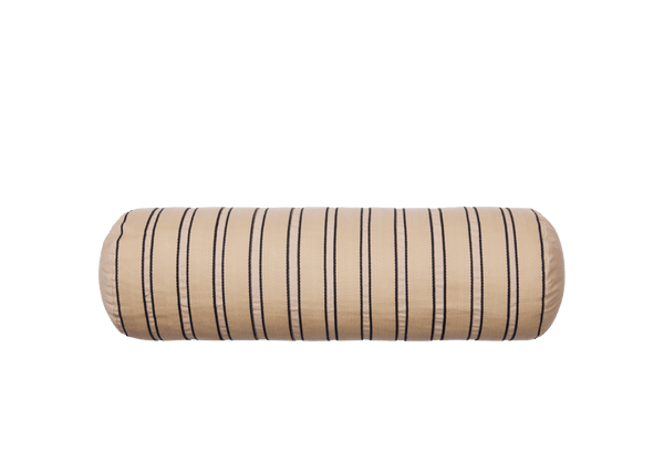 Twill Bolster Cushion - Ferm Living Chair & Sofa Cushions - Cashmere/Black - HORNE