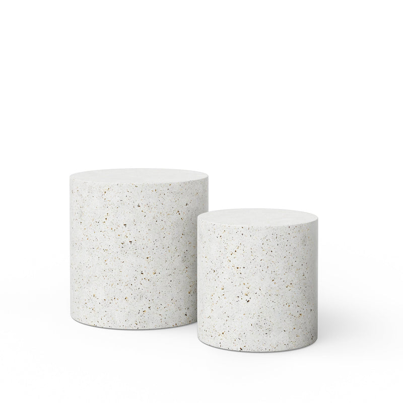 Una Pedestal - Set of 2 - Urbia Tables - Dark Grey - HORNE