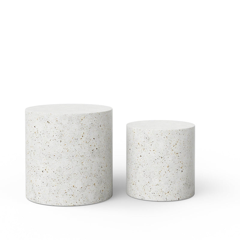 Una Pedestal - Set of 2 - Urbia Tables - Dark Grey - HORNE
