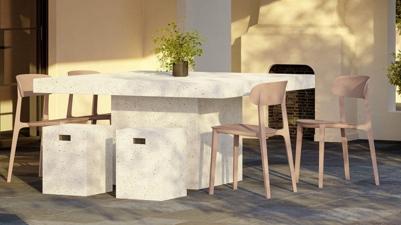 Una Stool - Urbia Stools + Benches + Ottomans - Lava - HORNE