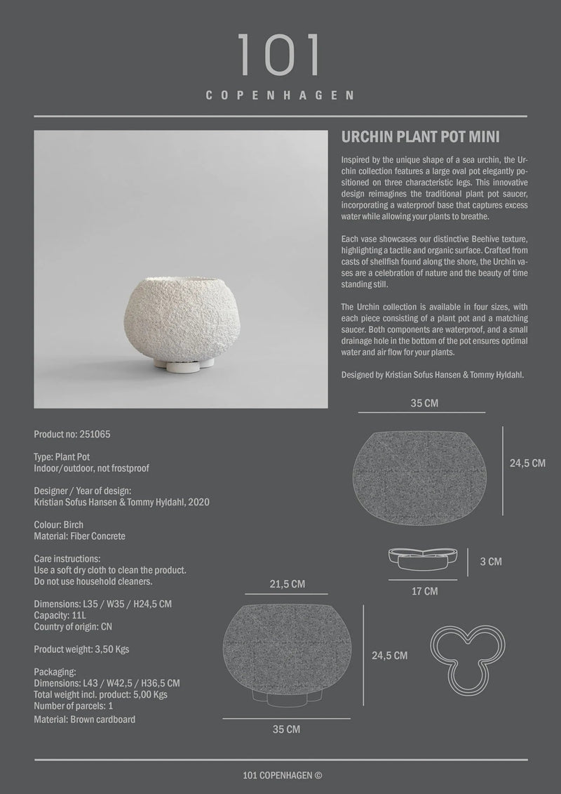Urchin Plant Pot - 101 Copenhagen Vases - Big - HORNE