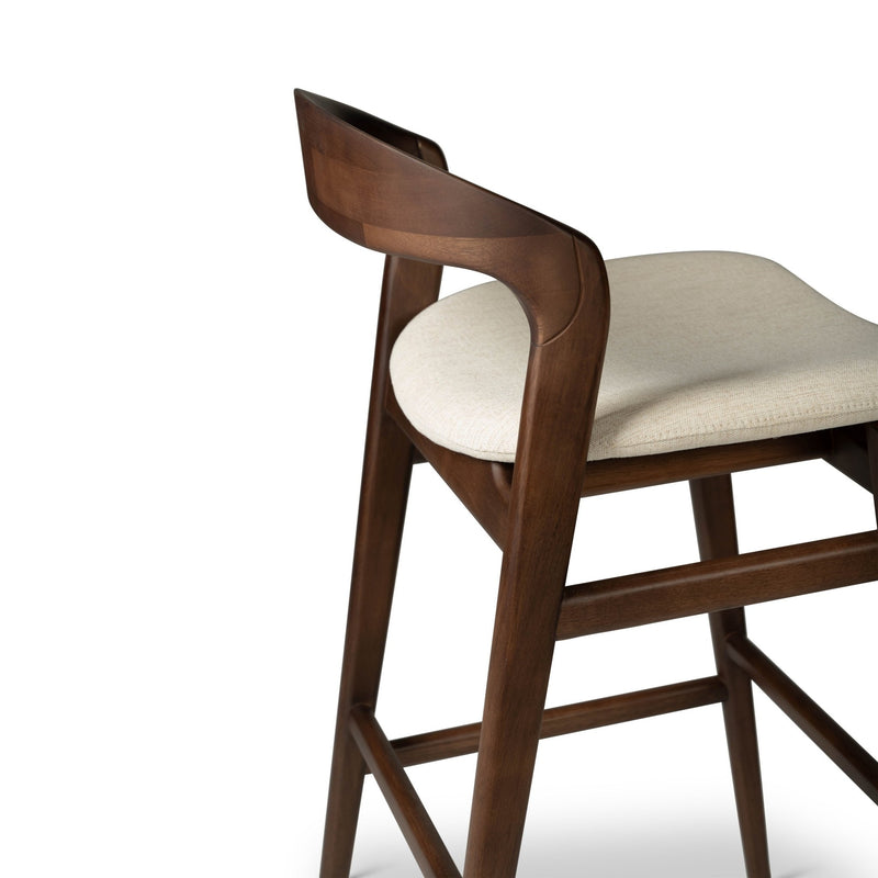 Velma Bar Stool - Urbia Chairs - Crafted Glaze Nevoa - HORNE
