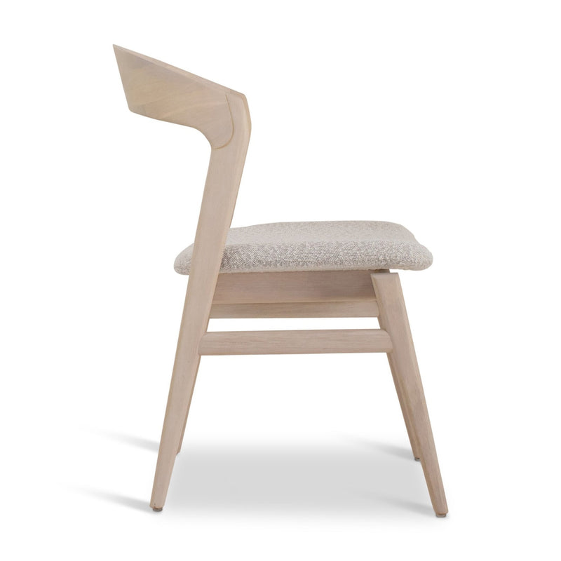 Velma Side Chair - Urbia Chairs - Crafted Glaze Nevoa - HORNE