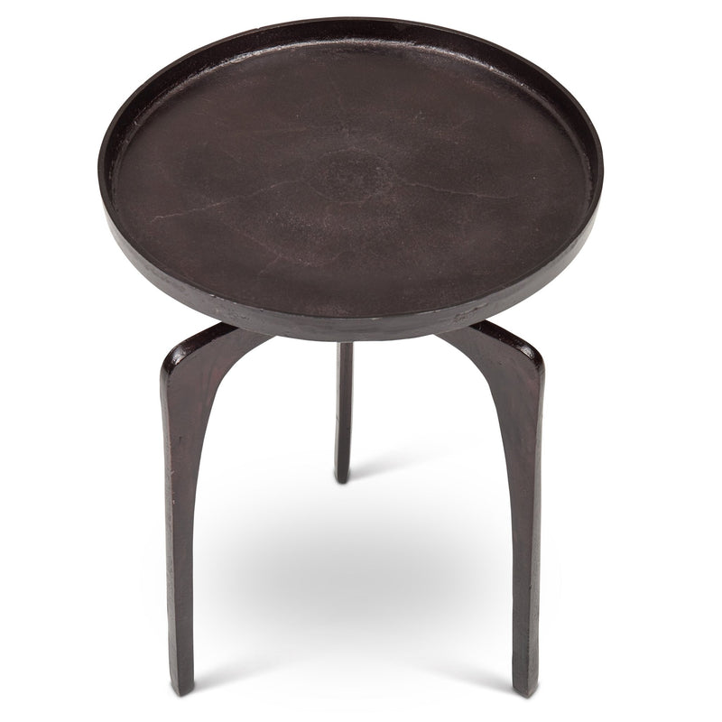Vinya End Table - Urbia Table + Task - Antique Brass - HORNE
