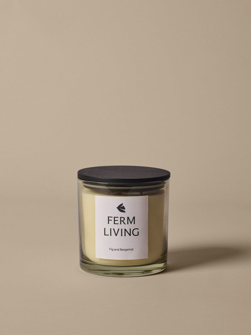 Vitto Scented Candle - H12 - Ferm Living Candle Holders - Dark Grape - HORNE