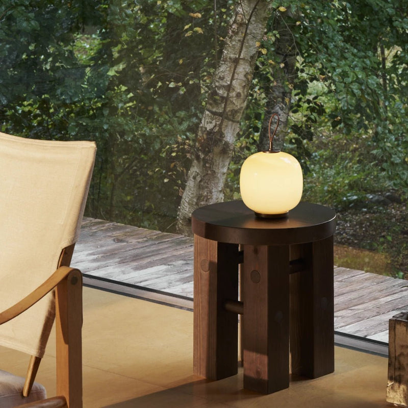 VL 45 Radiohus Portable Lamp - Louis Poulsen Table + Task - White Opal - HORNE