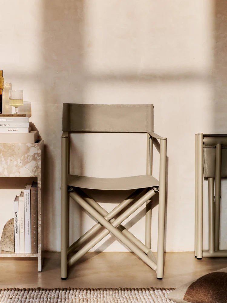 Voya Folding Chair - Ferm Living Outdoor Furniture - Cashmere - HORNE