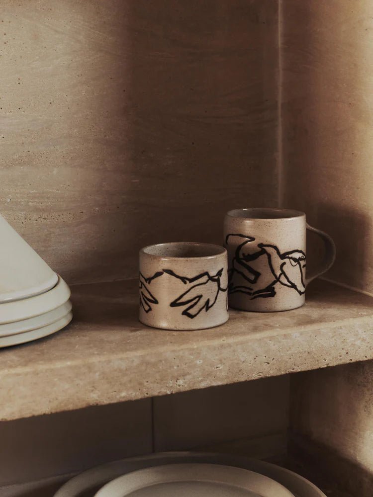 Vuelo Cup - Ferm Living Drinkware - Cream - HORNE