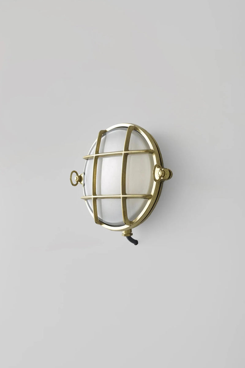 Yacht Brass Bulkhead 7028 - Davey Lighting Outdoor Lights - Polished Brass - HORNE