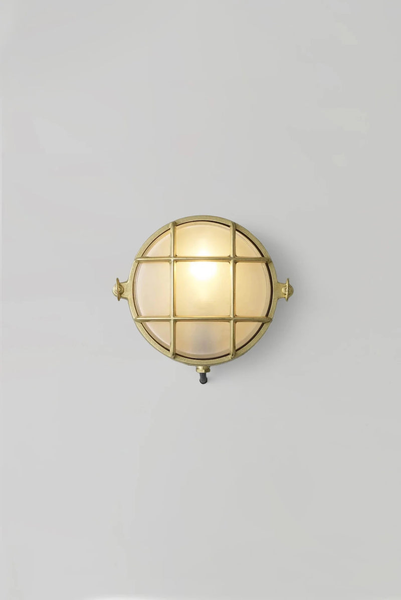 Yacht Brass Bulkhead 7028 - Davey Lighting Outdoor Lights - Polished Brass - HORNE