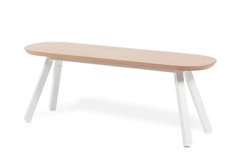 You And Me Bench - Indoor Only - RS Barcelona - Stools + Benches + Ottomans - 50 Stool - Black - HORNE