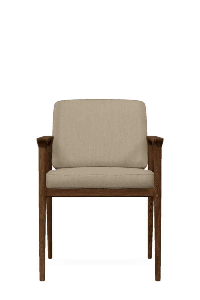 Zio Dining Chair - Moooi Chairs - Zio Dining Oray Ronan Gravel Cinnamon - HORNE