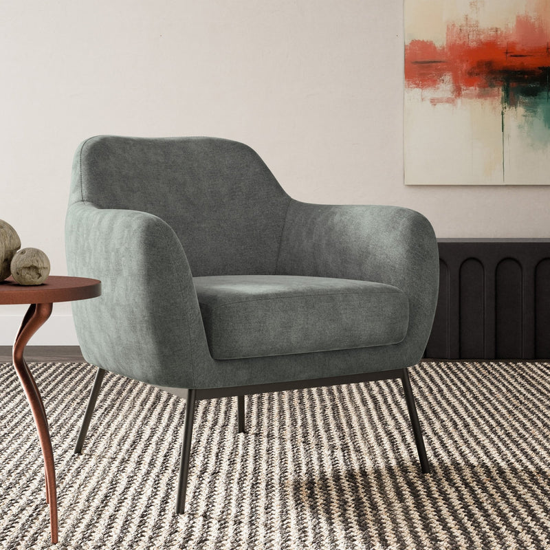 Zurich Accent Chair - Urbia Chairs - Forest Green - HORNE