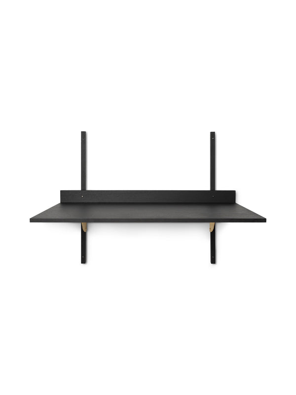 Sector Desk - Ferm Living - Desks - Oak - Black Brass - HORNE