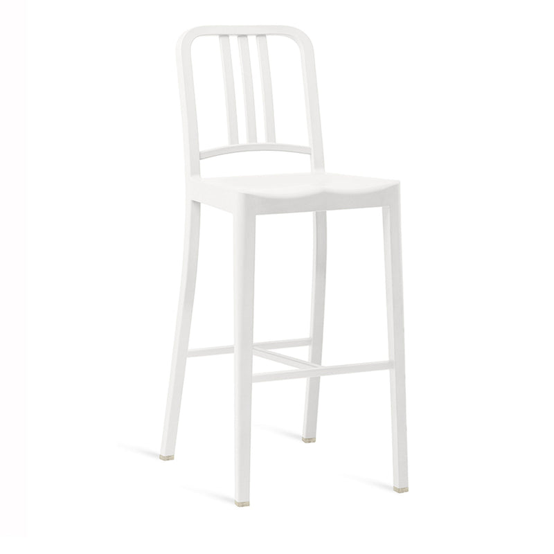 111 Navy Barstool - Emeco - Stools + Benches + Ottomans - Red - HORNE