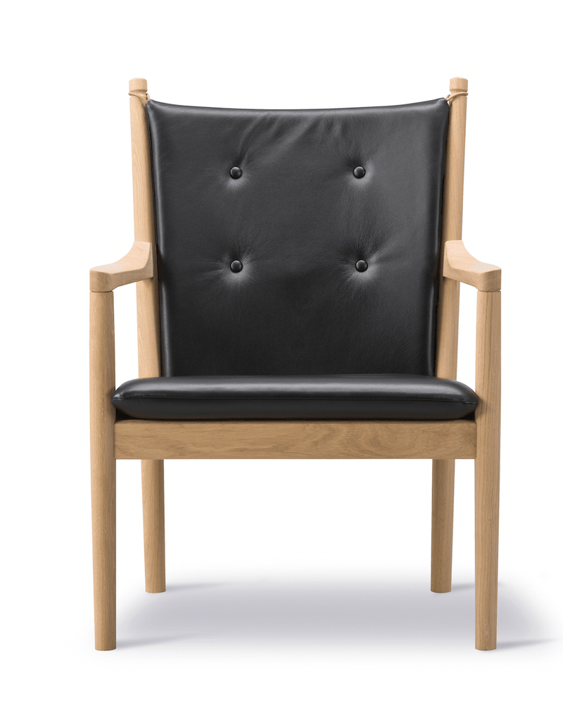 1788 Easy Chair - Soap Treated Oak - Fredericia - Chairs - Rime 641 - HORNE