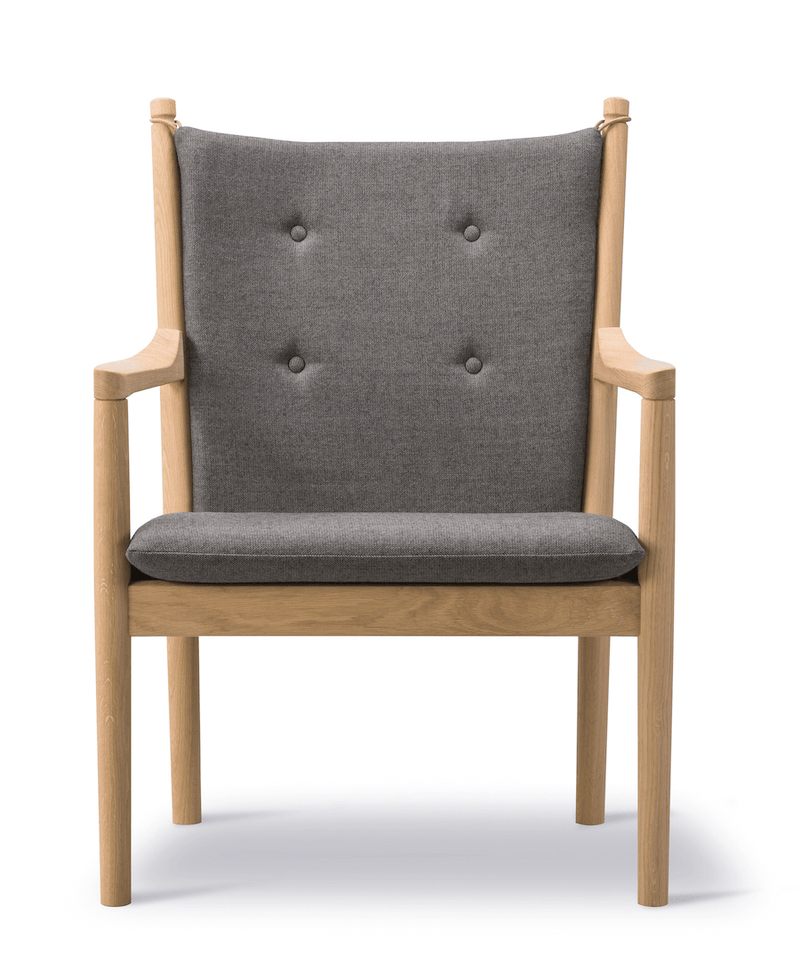 1788 Easy Chair - Soap Treated Oak - Fredericia - Chairs - Rime 641 - HORNE