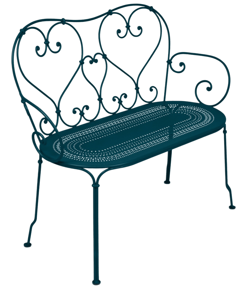 1900 Bench - Fermob - Outdoor Furniture - Black Cherry - HORNE