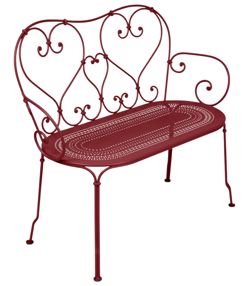 1900 Bench - Fermob - Outdoor Furniture - Black Cherry - HORNE