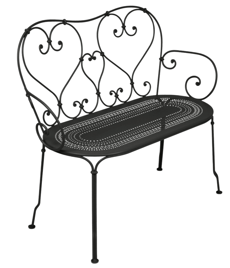 1900 Bench - Fermob - Outdoor Furniture - Black Cherry - HORNE